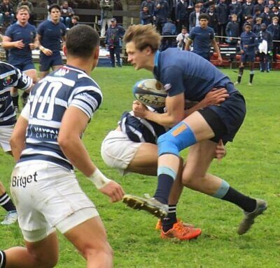When an unstoppable force meets an immovable object. Photo: Bishops Diocesan College on Instagram.