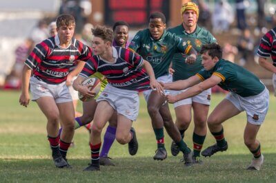 Scrumhalf Dom du Toit was a pivotal performer for Maritzburg College in their battling 14-10 win over Glenwood. Photo: Justin Waldman Sports Photography.