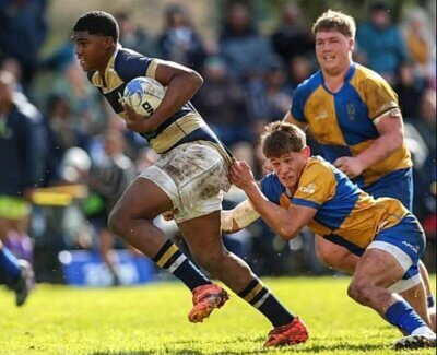 Hugenote fought until the final whistle to ensure they left victorious. Photo: Hugenote HS on Instagram.