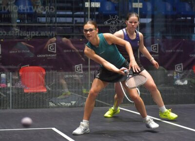 Chantè Leppan, the second seed in the u19 girls' competition, scored a comfortable 3-0 win over Benedett van Tonder. Photo: Grant Pitcher/Gallo Images.