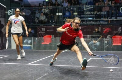 Elzandri Janse van Rensburg, of Northerns, defeated Kwazulu-Natal's Makayla Naidoo in the girl's u17 final. Photo: Grant Pitcher/Gallo Images.