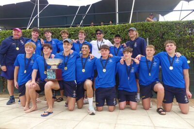 For a second year in succession, SACS won the Clifton Water Polo Tournament in 2024. Photo: Brad Morgan.