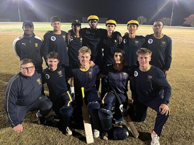 DHS scored their second 10-wicket win in three matches in the Eston One Insurance T20 Night League when they beat the Tuskers Hub XI. Photo: Durban High School on Facebook.