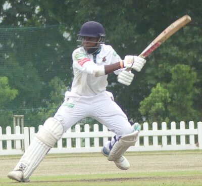 Karabo Ntsieng was the joint top scorer for Glenwood, making 51, which was matched by Bandile Mbatha. Photo: Brad Morgan.