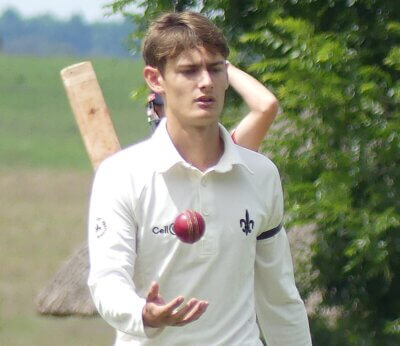 Not even a sharp three-wicket burst from Jayden Roux could prevent Michaelhouse from comfortably overhauling an unexceptional modest Hilton total. Photo: Brad Morgan.