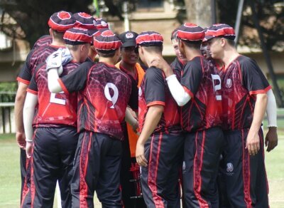 Maritzburg College dug deep to edge out St Charles College in an Eston One Insurance T20 Night League clash. Photo: Brad Morgan. 