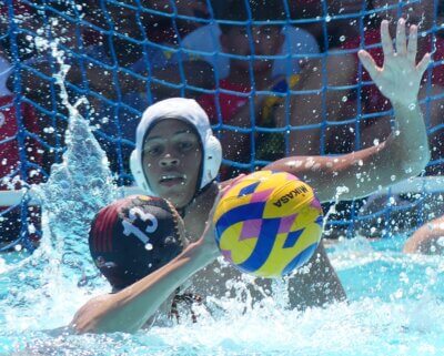 Silky-skilled Matt Lortan (white cap), will be a key player for KwaZulu-Natal when they challenge for the SWPSA u19 title in Johannesburg, in December. Photo: Brad Morgan.