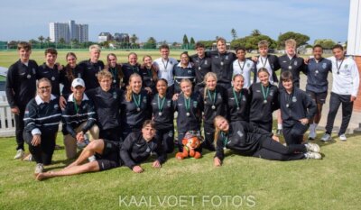 Pearson laid claim to being the best all-round Co-Ed water polo-playing public school in South Africa after their girls' team finished third and their boys' side second. Photo: Kaalvoet Foto's