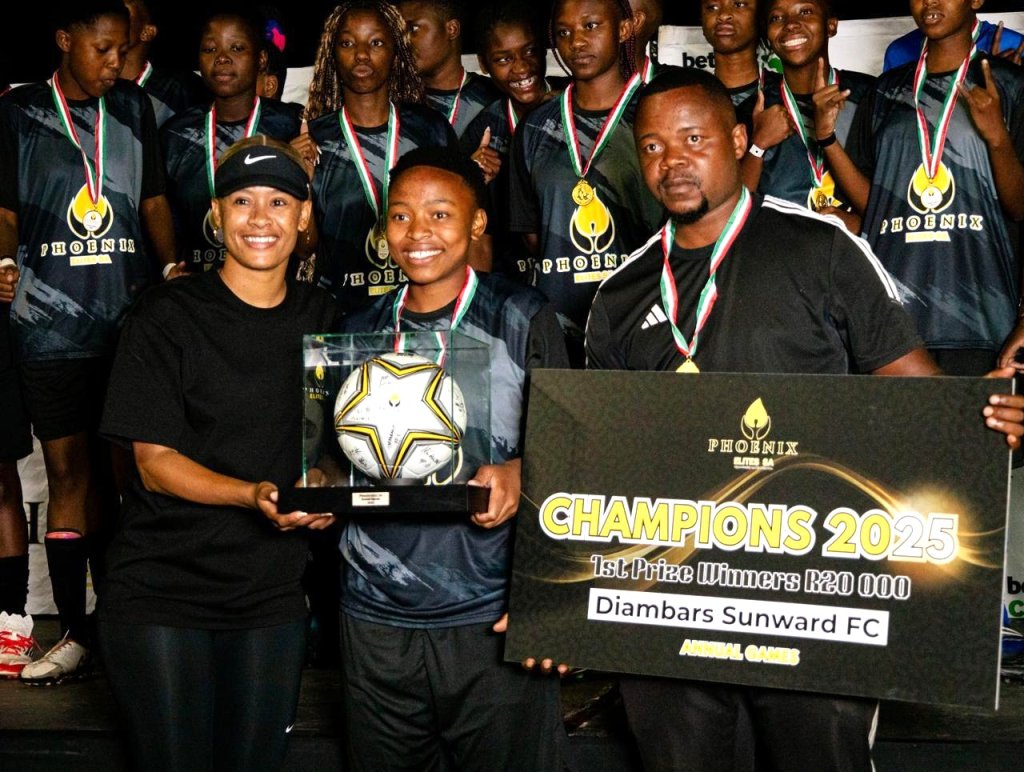Diambars Sunward crowned champions of the Phoenix Elites SA games