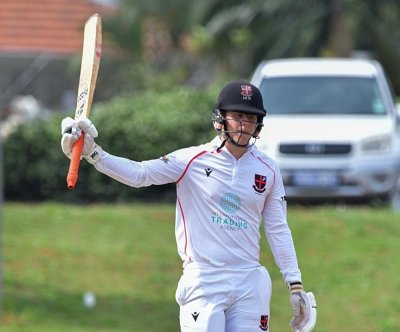 Zach Williamson played a match-winning innings in his 100th and last match for the Clifton College 1st XI. Photo: Travis Rein Photography.