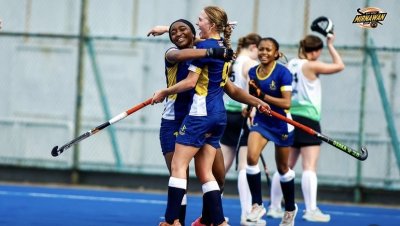 Holly Hofmeyr scored for South Africa on day two of the Dato Mirnawan Cup. Photo: National Hockey Development Program - NHDP
