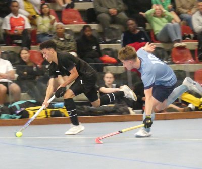 Clifton College's Ryde Brisset represented SA u17 at the Dato Mirnawan Cup in 2024 but missed the entire field hockey season in 2025 after undergoing shoulder surgery. He showed he is back to his best in the title-winning KZN Coastal A side, and was rewarded with a place in the SA u18 indoor hockey squad. Photo: Brad Morgan.