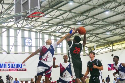 Westville defended well and won the battle of offensive and defensive rebounds to power their way to a big win over Clifton College. Photo: Brad Morgan.