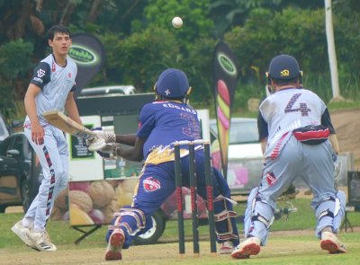 St Charles College made a winning start to the Clifton T20 Tournament, decisively beating their Pietermaritzburg rival, Maritzburg College. Photo: Brad Morgan.