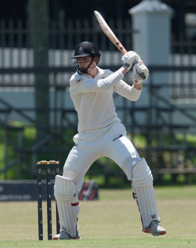 Hard-hitting Luke Wilson top-scored for Hilton, making 48. Photo: Justin Waldman Sports Photography.