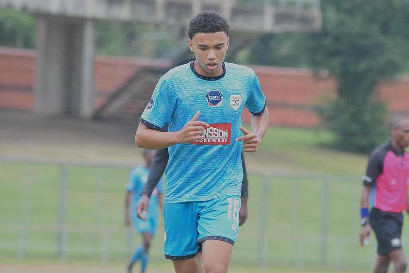 Dayyan Fudu scores his first goal for Durban City