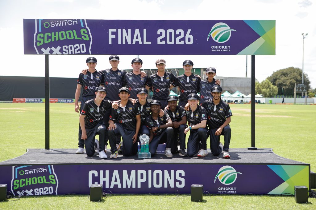 Jeppe champion of the Switch Schools SA20 of 2026