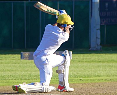 Josh van Biljon played a gem of an innings, scoring 162*, to lead DHS to an emphatic victory over Westville. Photo: Brad Morgan.