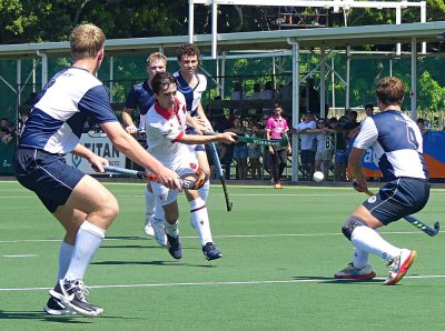 The industrious Luke Carolan opened the scoring for Clifton against Menlopark. Photo: Brad Morgan.