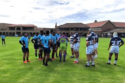 Millies and the Bulldogs prepare to pack down. Photo: Donné Lakay.