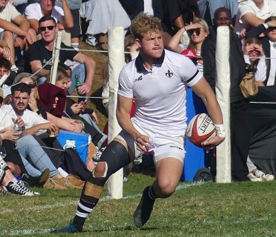 Guy Fender offers a veteran presence and a tough physical edge at outside centre for Hilton College. Photo: Brad Morgan.