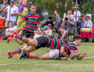 Scrumhalf Dom du Toit scored two tries and slotted eight conversions in Maritzburg College's big win over Pretoria Boys High. Photo: Justin Waldman Sports Photography.