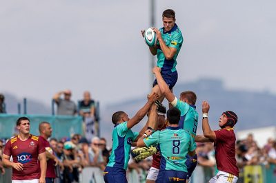 The Jade Brigade's set pieces are top-notch, especially their lineouts. Photo: Charmaine Sanders Photography.
