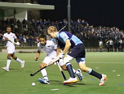 Luc Dicey continued his impressive form and scored in Bishops' convincing win over Wynberg Boys' High. Photo: Craig Watson.