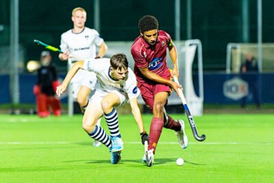 Young Sam Redfern went toe-to-toe with PRG's captain, Seth Paterson, on the night. Photo: Ray Chaplin Sports Photography.