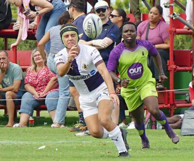 Northwood scrumhalf Ludi van der Walt has provided a tidy service to set the Knights' attack in motion in 2026. Photo: Brad Morgan.