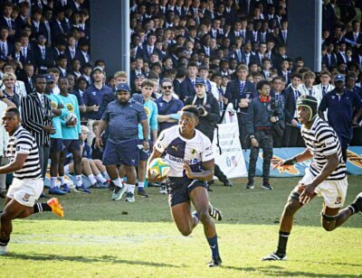 Northwood blunted Jeppe's attack and scored three unanswered tries in a 30-6 win over the visitors on Reece-Edwards Field on Saturday. Photo: Northwood School on Facebook.